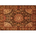 thumbnail image 1 of Ahgly Company Indoor Rectangle Medallion Orange Traditional Area Rugs, 7' x 10', 1 of 1