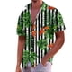 thumbnail image 1 of Hawaiian Shirt For Men, Men's Vintage Button Down Bowling Shirts Short Sleeve Summer Beach Shirt 3XL, 1 of 5