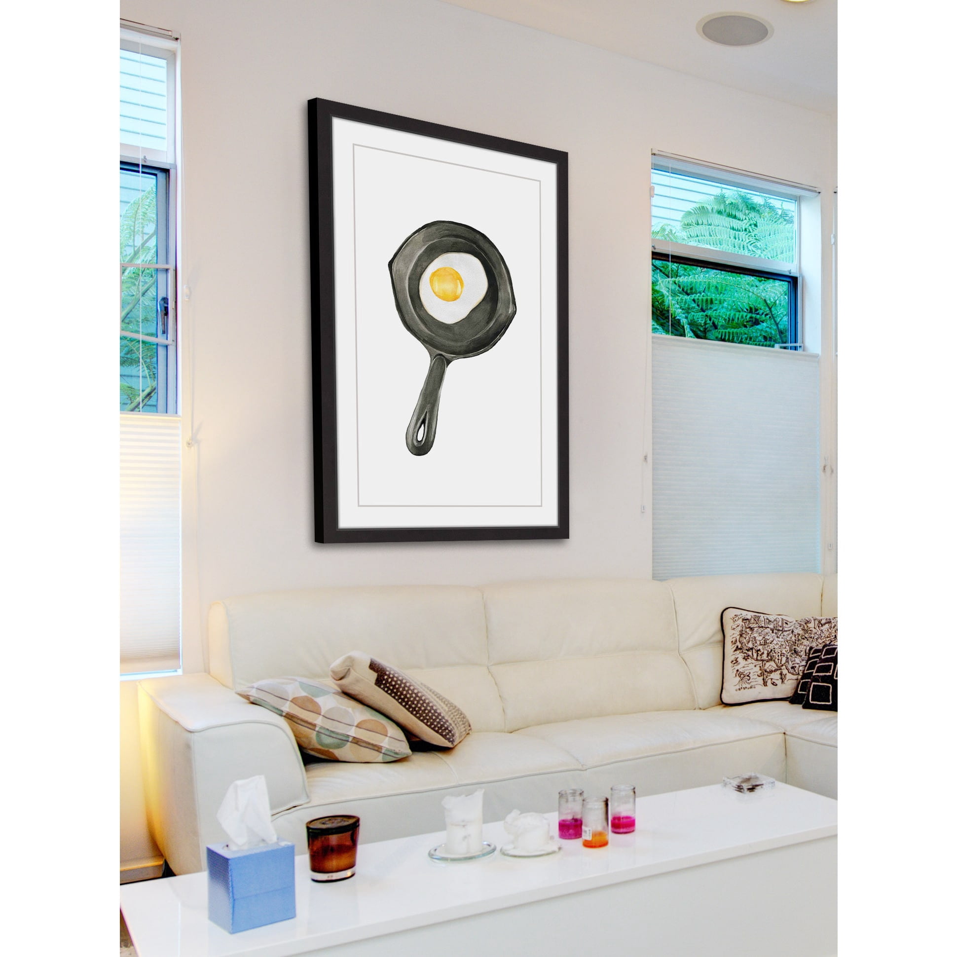 "Morning Eggs" Framed Painting Print