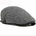 thumbnail image 5 of SikaFu Berets Men Women Autumn Winter Hat Adjustable Newsboy Ivy Flat Cap Knitted Beret Hat Retro Artist Painter Hat Beret Cap, 5 of 6