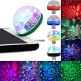 thumbnail image 2 of Voice Controlled Mini Crystal Magic Ball LED Stage Lights with Mobile Phone USB Adapter, 2 of 5