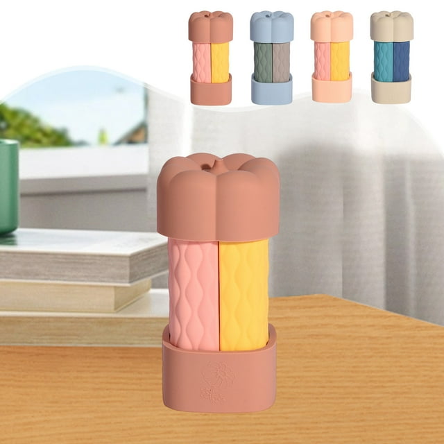 Botella dispensadora de viaje | Contenedor de champú, gel de ducha y loción recargable de silicona | Botella de aseo liviana, a prueba de fugas, portátil, de amplia apertura para vacaciones y
