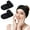Black/Black, variant on 2 / 3Pack Face Washing Skincare Headband - Terry Cloth Adjustable Face Wash Headbands for Make Up,Spa Mask