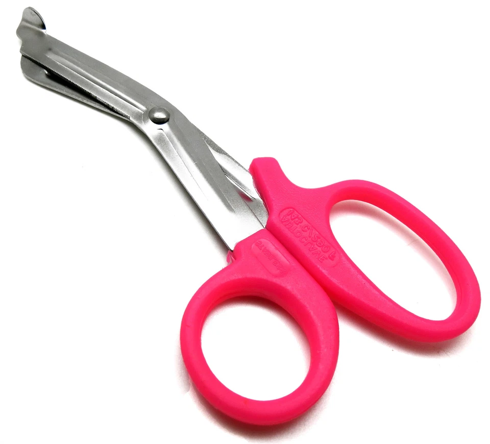 3 Pcs New Pink Utility Scissors 5.5" Multi-Purpose Diy Ems Emt Shears Tools