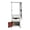 Type2, variant on Overbed Table, Movable Bedside Table with Wheels, Height Adjustable Over Bed Desk, Compact Rolling Laptop Table, Medical Mobile Bed Table for Home & Hospital Use (Type2)