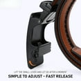 thumbnail image 3 of Mens Belt 2 Pack, Leather Ratchet Belt for Men Dress Belt with Adjustable Buckle, Trim to Fit, 3 of 6