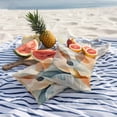 thumbnail image 5 of Outdoor Pillow Cover Abstract Water Ripple Set of 2 Waterproof Throw Pillowcases Gradient Decorative Patio Furniture Pillows for Couch Garden Indoor & Outdoor Use, 5 of 9