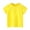 A-Yellow, variant on ZyeKqe Toddler Baby Boys Girls T Shirt Short Sleeve Shirts Lapel Collared Tees Solid Color Top Spring Summer Clothes