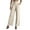 Beige*, variant on RUTAYY Women's Casual Pants Wide Leg Work Business High Waisted Solid Color with Pocket Trendy Classic Trousers