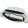 thumbnail image 5 of Unique Bargains 1 Pc Stylish Sports Waist Bag Triangle Fanny Pack for Sports White, 5 of 6