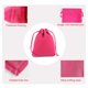 thumbnail image 3 of Monstrate 100 piezas de bolsas de terciopelo para joyería, almacenamiento de maquillaje con cordón, organizador pequeño, bolsa de regalo para Almacenamiento y organización del hogar Rosa roja, 3 of 6