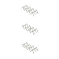 thumbnail image 3 of jesticaly 1-4 Slot Wave Shape Taco Holder Stainless Steel Mexican Display Stand Shell Rack 3 slots 18.5x6.5x4.2cm 3Set, 3 of 6