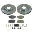 thumbnail image 3 of PowerStop Front Z23 Evolution Sport Carbon-Fiber Ceramic Brake Pad and Drilled & Slotted Rotor Kit Fits: KIA Select Models K8749, 3 of 10