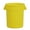 Yellow, variant on WYDK Round Commercial Trash Can. Waste Container for Home, Sidewalks, Roadside, Outdoor Multi-Purpose Can (32 Gallon, Trash Can, Yellow)
