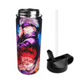 thumbnail image 3 of 18OZ Sports Insulated Kettle Drinking Cup Gojo And Sukuna Friendship Water Bottle Stainless Steel Kettle Portable Cup For Gym Outdoor Sports(With Straw), 3 of 9