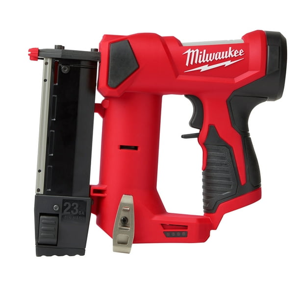 Milwaukee M12 Cordless 23 Ga. Finishing Pin Nailer Milwaukee M12 Cordless 23 Ga. Finishing Pin Nailer