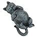 thumbnail image 3 of Design Toscano Chat Espiègle sur la Statue de Dos, Pierre Grise, 3 of 4