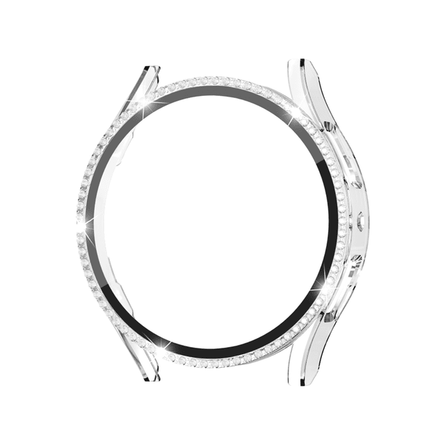 Samsung Galaxy Watch 6 40mm Cover - Hard PC with Rhinestone, Washable, Protective Case