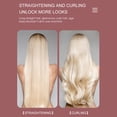 thumbnail image 2 of Plancha de pelo 2 en 1 para rizos y pelo liso, bloqueo automático, apagado automático, pantalla L Irfora Rizador de pelo eléctrico, 2 of 7