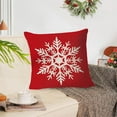 thumbnail image 5 of Christmas Pillow Covers 18×18 Inch Farmhouse Christmas Pillow Covers Christmas Pillow Cases for Sofa Couch Christmas Decorations Throw Pillow Covers, 5 of 6