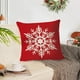 thumbnail image 5 of Funda de almohada de Navidad 17.71x17.71in | Funda de cojín de tiro de vacaciones | Poliéster multicolor | Cremallera invisible | Decoración del hogar del sofá | Suave Duradero | Lavable | Paquete, 5 of 6