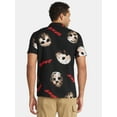 thumbnail image 3 of Friday the 13th Men's and Big Men's Graphic Print Shirt with Short Sleeves, Sizes XS-3XL, 3 of 5