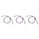 thumbnail image 5 of Pulseras bohemias de cuerda Sonducket para niñas adolescentes Negro + rosa Type1 NO1, 5 of 6