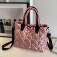 thumbnail image 1 of Bolso de mano informal para mujer bolso de mano suave nailon de Color sólido para viaje trabajo compras FLhrweasw Nuevo, 1 of 9