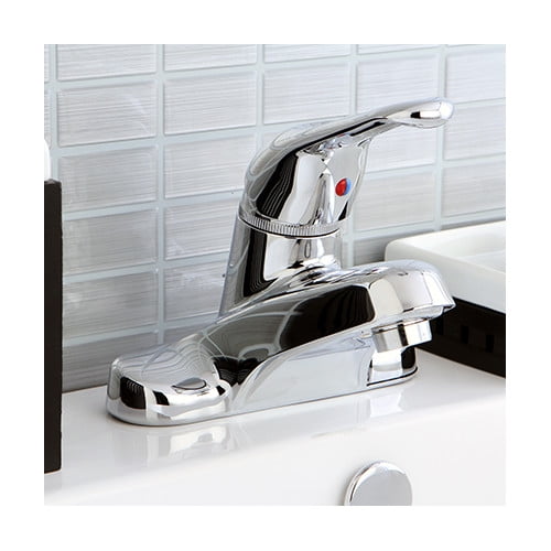 Kingston Brass KB511LP Single-Handle 4 in. Centerset Bathroom Faucet, Polished Chrome