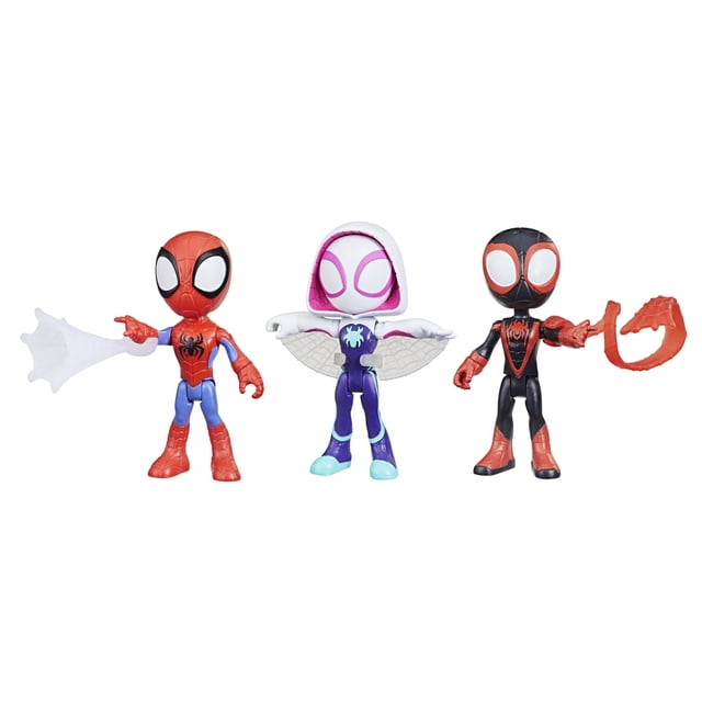 Marvel Spidey and His Amazing Friends Figure 3 Pack, figuras Spidey and His Amazing Friends Spidey and His Amazing Friends