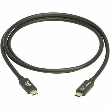 Tripp Lite USB4 40Gbps Cable (M/M) - USB-C, 8K 60 Hz, Black, 1.2m U521-1P2M-BK