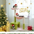 thumbnail image 3 of PAWZ Road 35'' Flower Cat Tree with Flower Perch&large Hammock Cat Tree Tower for Kitten Indoor Pink, 3 of 10