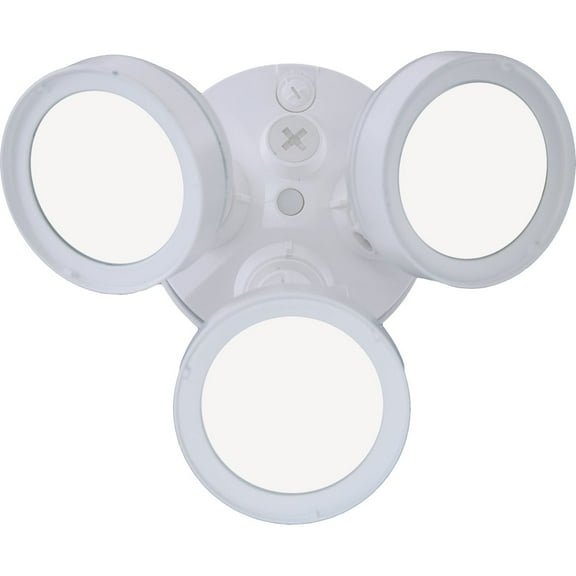 Halo Lumen Selectable White Triple Head LED Floodlight Fixture TGS3S403FRRW