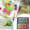 thumbnail image 6 of Uxcell Soft Oil Pastels, Oil Pastel Crayons Vibrant Color Blendable Art Supplies for Painting Drawing Blending Painting Artists Beginners Professional(Black, Pack of 36), 6 of 6