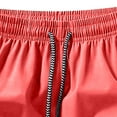 thumbnail image 3 of DPTALR George Men's Swim Trunks Quick Dry Bathing Suit Beach Board Shorts for Men with Pockets #Watermelon Red Big and Tall Men XXL, 3 of 6