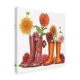 thumbnail image 2 of Trademark Fine Art 'Rain Boots And Flowers' Canvas Art by Francien Van Westering, 2 of 3