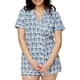 thumbnail image 2 of Womens Pajamas Set 2 Piece Button Down Monkey Shorts Set Y2k Preppy Loungewear Pjs 26s, 2 of 5