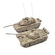 thumbnail image 4 of 2 piezas, escala 1:72, modelo de tanque pesado, tanque ligero, juguete, tanques en miniatura para niños amarillo, 4 of 9