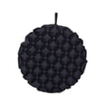 thumbnail image 4 of Cojín inflable para asiento, cojín para silla de oficina, asiento de estadio redondo plegable para viajes en avión, estadios, césped y exteriores. Negro, 4 of 8