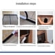 thumbnail image 3 of Screen Curtains Doors, Full Frame Hook & Loop Mesh Net Heavy Duty Fiberglass, 3 of 5