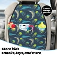thumbnail image 4 of Tuna Fish Jellyfish Mats Back Seat Protectors, Car Seat Protector Vehicle Organizers Waterproof Cover Back Seat Cover for Kids with 3 Storage Pockets 2 Pack, 4 of 5