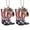 C, variant on 2 Pack Eagle Acrylic Car Ornament, 2D Flat Rearview Mirror Pendant & Keychain, 4th of July Stylish Home & Auto Decor for Patriotic & Nature Lovers