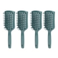thumbnail image 1 of Cepillo de secado, cepillo para el cabello de 4 piezas, cepillo para peinar estilista, cepillo para desenredar, resultados impresionantes, 1 of 9