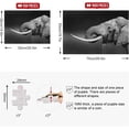 thumbnail image 3 of Dreamtimes Elephant Jigsaw Puzzles 500 Piece for Adults Large Puzzle Game Challenging Family Puzzle Game for Adults Teens 20.5" x 14.9", 3 of 7