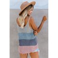 thumbnail image 3 of Women's White/Pink/Gray/Multicolor/Sky Blue/Blue Metallic Cami Tank, 3 of 11