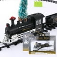 Weerihhol Preschool for Boys 23 Toy Train Set with Lights and Sounds Christmas Train Set