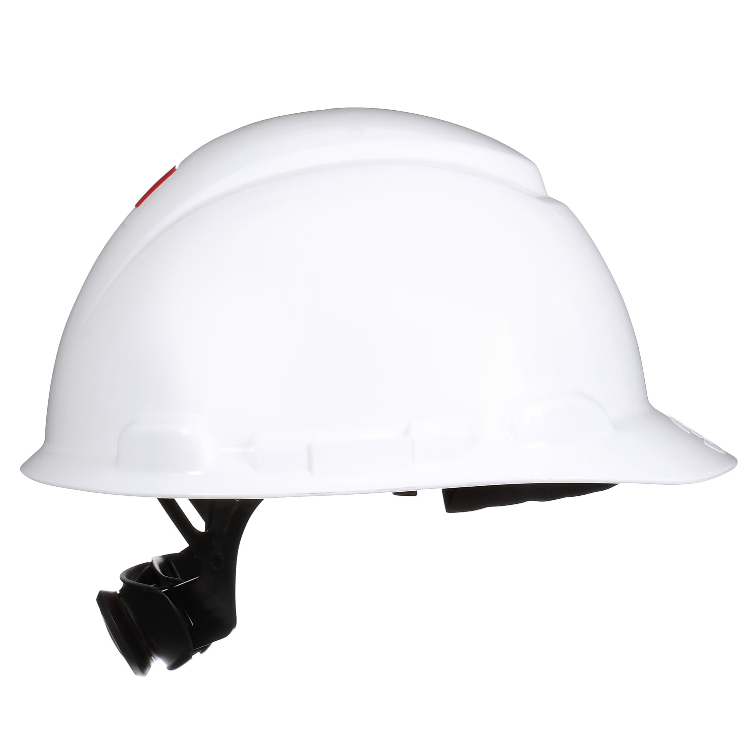 3M SecureFit HDPE 4-Point Ratchet Suspension Short Brim Hard Hat White (H-701SFR-UV)