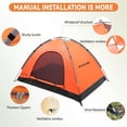 thumbnail image 3 of Carpa para Camping JG AURORA DEER para 2 Personas Resistente al Viento e Impermeable, 3 of 9