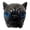 Blue, variant on Artistic Pugs Dog Head Figurine Resins Decoration for Pet Lover and Collectors 11Cm