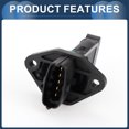 thumbnail image 7 of Unique Bargains Mass Air Flow Sensor Meter MAF Sensor No.55350045 for LANCIA MUSA 2004-2012 Black 1 Pc, 7 of 7